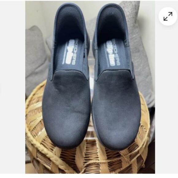 Skechers Shoes Womens 8.5 On The Flex Slip On Black Comfort Low Top 136544 - Picture 2 of 7